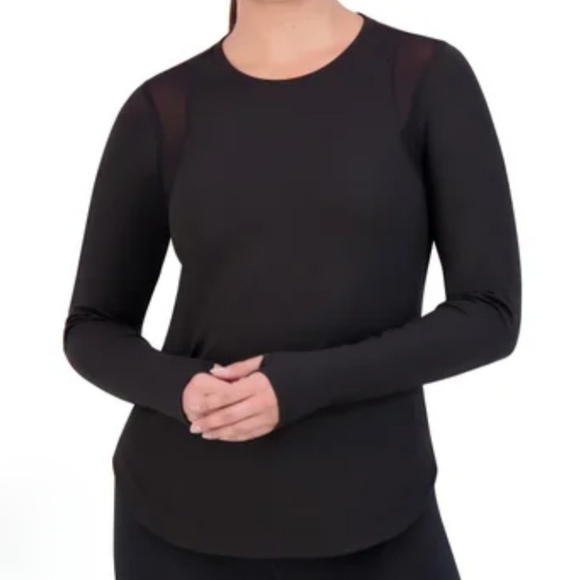 ❤️ Sage Collective Active Top Black Women's Small Long Sleeve Tee Workout - Picture 1 of 9